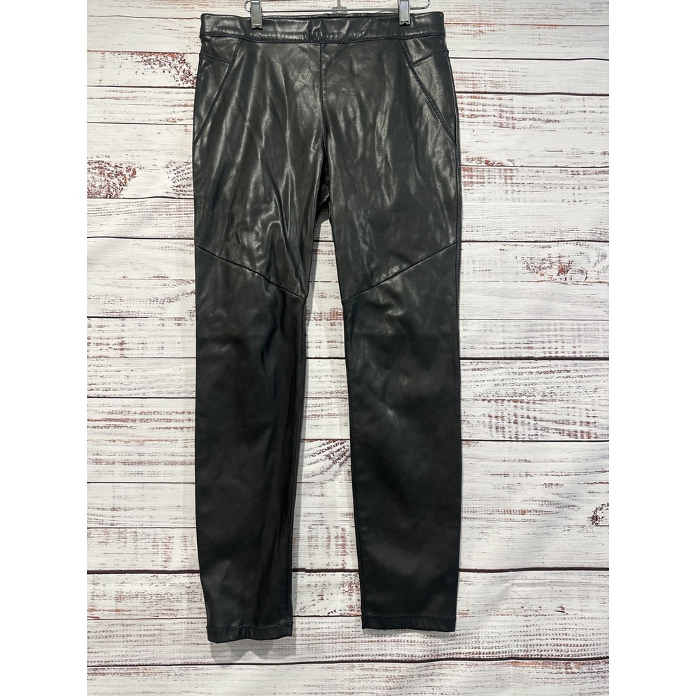 Free People Faux Leather Pants Women's Size 29 EUC Black